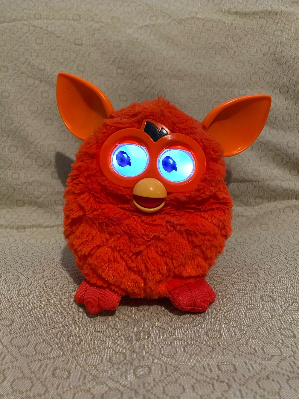 Furby 2012 Orange-Red Hasbro Electronic Working